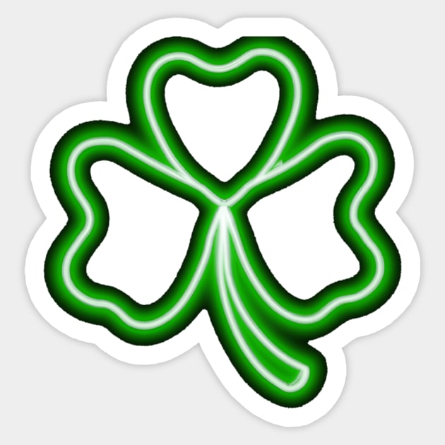 Simplistic Lucky Shamrock Irish Culture Sticker by ShopSunday